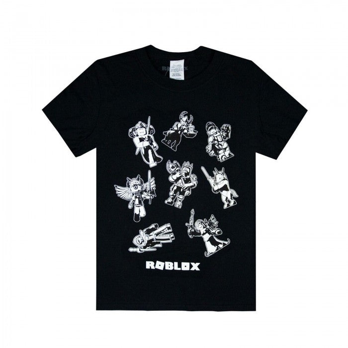 Front - Roblox Childrens/Kids Characters In Space T-Shirt