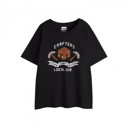 Front - Minecraft Boys Short-Sleeved T-Shirt