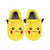 Front - Pokemon Childrens/Kids Pikachu Face Embroidered Slippers