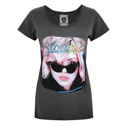 Front - Amplified Womens/Ladies Best Of Diamante Blondie T-Shirt