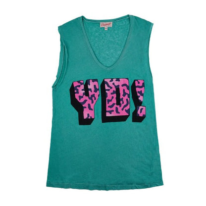 Front - YO! Womens/Ladies Vest Top