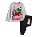 Front - Marvel Avengers Boys Printed Long Pyjama Set