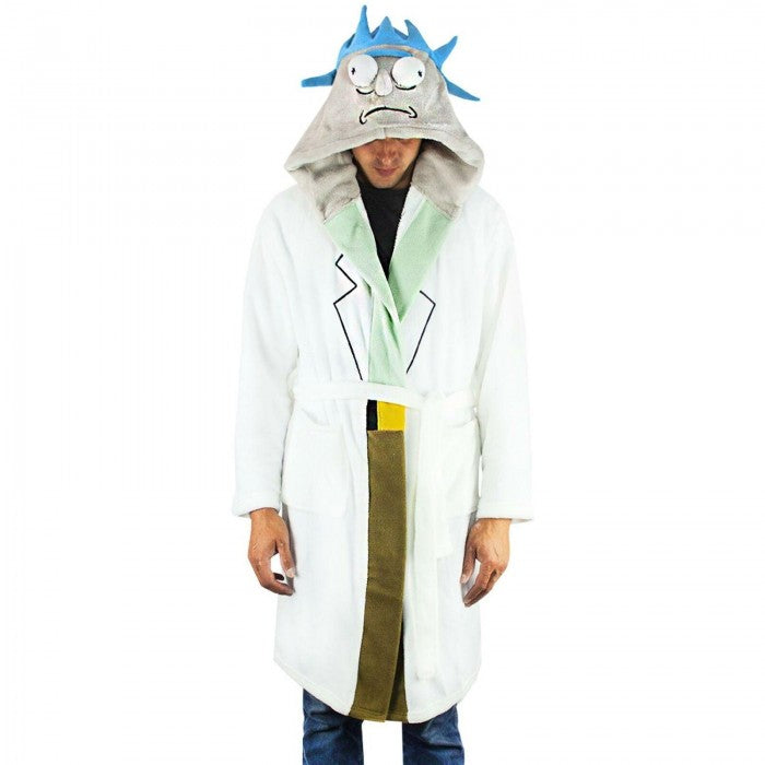 Front - Rick And Morty Mens Rick Dressing Gown