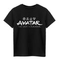 Front - Avatar: The Last Airbender Childrens/Kids Elements Logo T-Shirt
