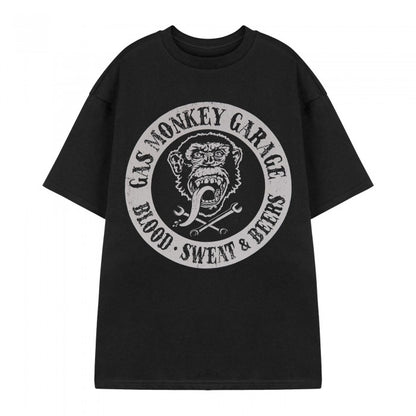 Front - Gas Monkey Garage Mens Blood Sweat and Beers Short-Sleeved T-Shirt