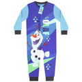 Front - Frozen II Boys Olaf Microfleece Sleepsuit