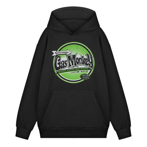 Front - Gas Monkey Garage Mens Logo Hoodie