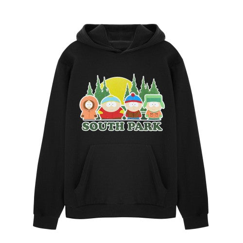 Front - South Park Mens Line Up Hoodie