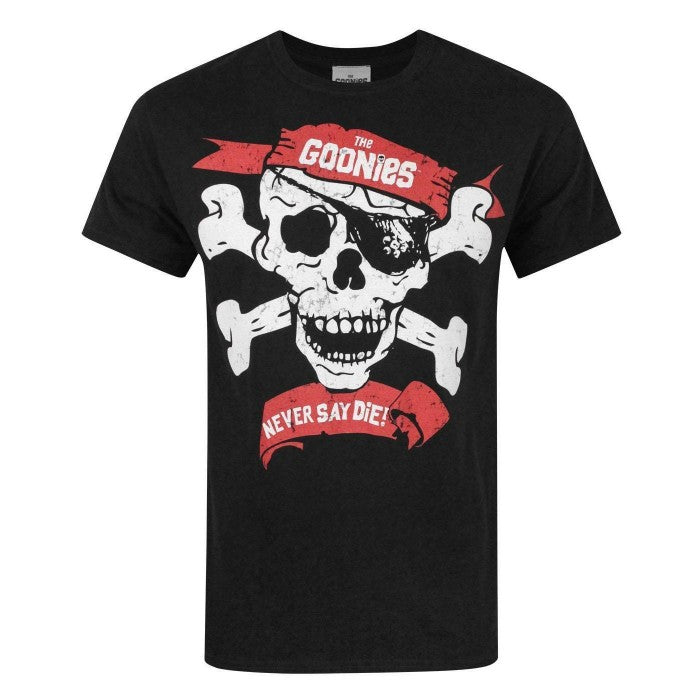 Front - The Goonies Mens Never Say Die T-Shirt