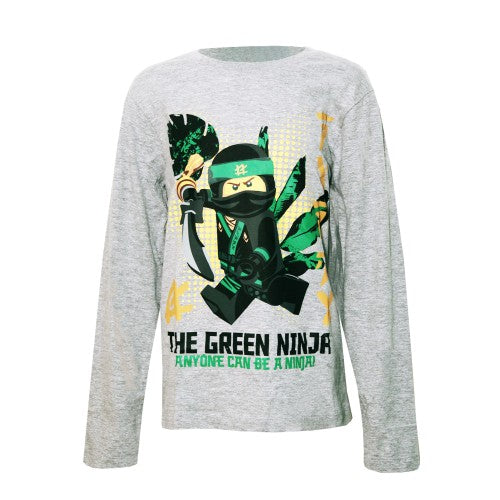Front - Lego Ninjago Boys Long-Sleeved T-Shirt