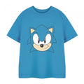 Front - Sonic The Hedgehog Boys Face T-Shirt