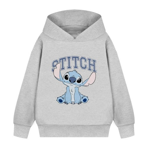 Front - Lilo & Stitch Girls College Hoodie