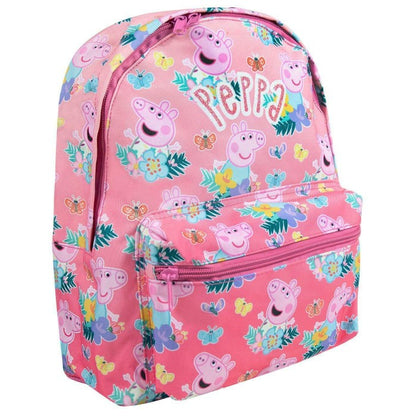 Front - Peppa Pig All-Over Print Backpack