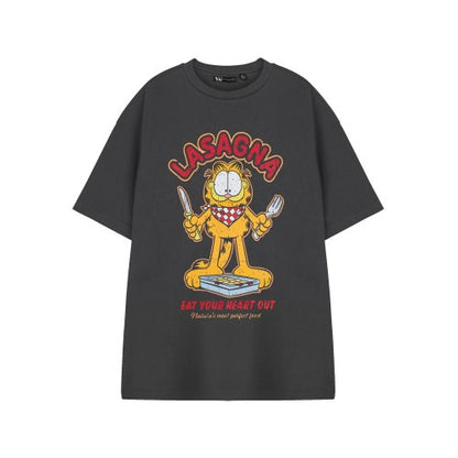 Front - Garfield Mens Eat Your Heart Out Short-Sleeved T-Shirt