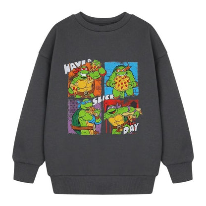 Front - Teenage Mutant Ninja Turtles Boys Have A Slice Day Sweatshirt