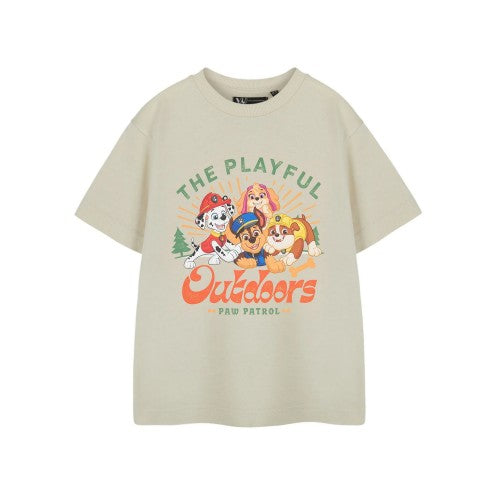Front - Paw Patrol Boys Playful Outdoors Short-Sleeved T-Shirt