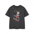 Front - The Simpsons Boys Bart Simpson Short-Sleeved Halloween T-Shirt