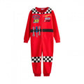 Front - Hot Wheels Boys Pit Crew Crew Neck Sleepsuit
