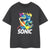 Front - Sonic The Hedgehog Boys Watercolour Short-Sleeved T-Shirt