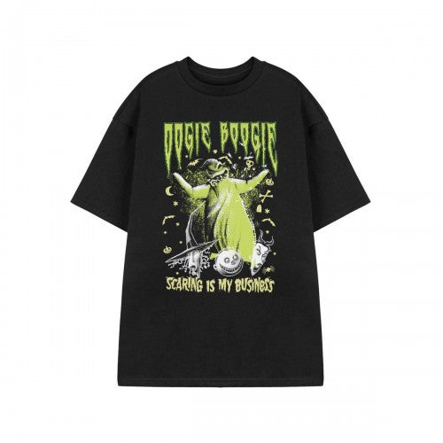 Front - Nightmare Before Christmas Unisex Adult Oogie Boogie Short-Sleeved T-Shirt
