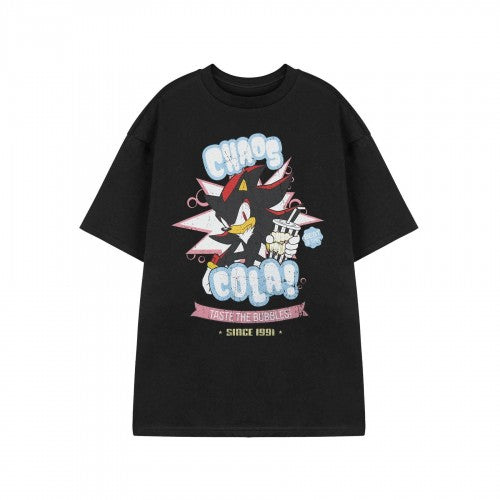 Front - Sonic The Hedgehog Mens Chaos Cola Shadow Short-Sleeved T-Shirt