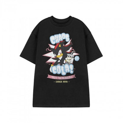 Front - Sonic The Hedgehog Mens Chaos Cola Shadow Short-Sleeved T-Shirt