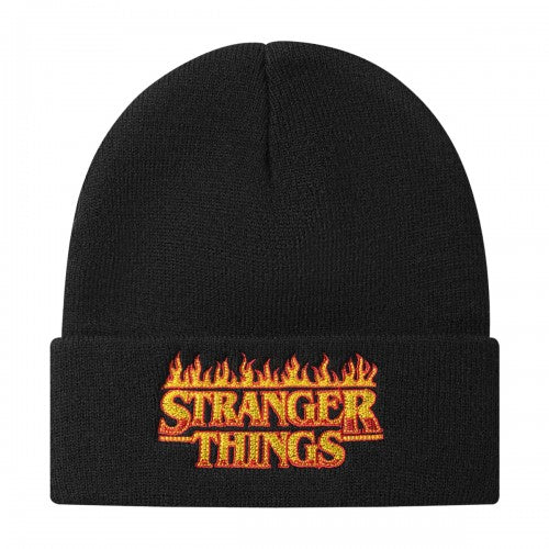 Front - Stranger Things Unisex Adult Logo Beanie