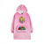 Front - Nintendo Girls Princess Peach Super Mario Blanket Hoodie