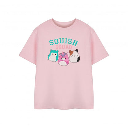Front - Squishmallows Girls Squad Short-Sleeved T-Shirt