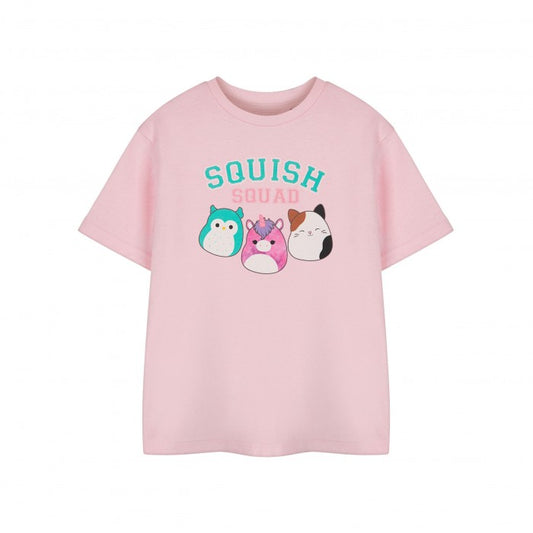 Front - Squishmallows Girls Squad Short-Sleeved T-Shirt