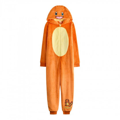 Front - Pokemon Childrens/Kids Charmander All-In-One Nightwear