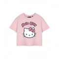 Front - Hello Kitty Womens/Ladies Club Short-Sleeved Crop T-Shirt