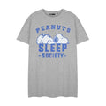 Front - Peanuts Womens/Ladies Sleep Society Snoopy Short-Sleeved Nightdress