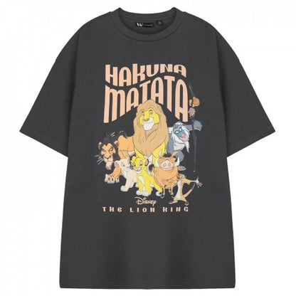 Front - The Lion King Womens/Ladies Hakuna Matata Short-Sleeved T-Shirt