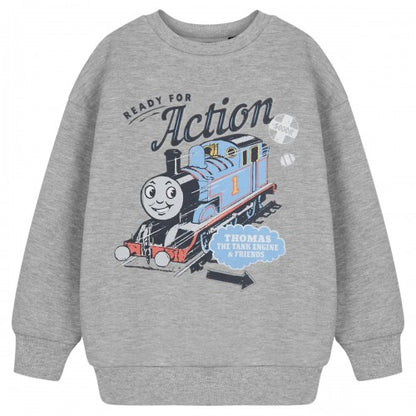 Front - Thomas And Friends Boys Ready For Action Sweatshirt