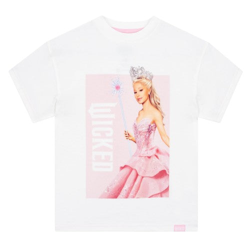 Front - Wicked Girls Glinda Short-Sleeved T-Shirt