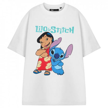 Front - Lilo & Stitch Womens/Ladies Short-Sleeved T-Shirt