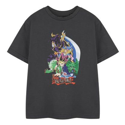 Front - Yu-Gi-Oh! Boys Multi Character T-Shirt