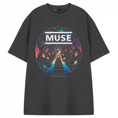 Front - Muse Unisex Adult The Resistance Short-Sleeved T-Shirt
