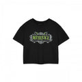 Front - Beetlejuice Womens/Ladies Logo Crop Top