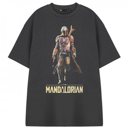 Front - Star Wars The Mandalorian Mens Short-Sleeved T-Shirt