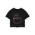 Front - Pusheen Womens/Ladies Bye Short-Sleeved Crop Top