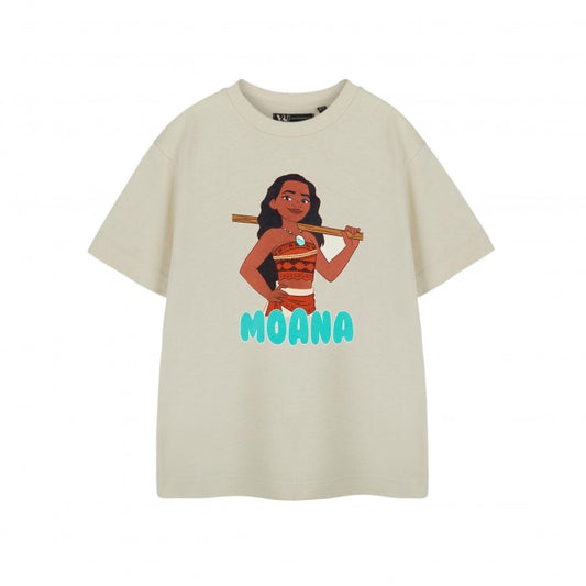 Front - Moana Girls Short-Sleeved T-Shirt