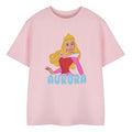 Front - Disney Girls Aurora Short-Sleeved T-Shirt
