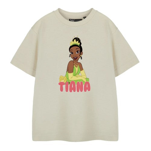 Front - Disney Princess Girls Tiana Short-Sleeved T-Shirt