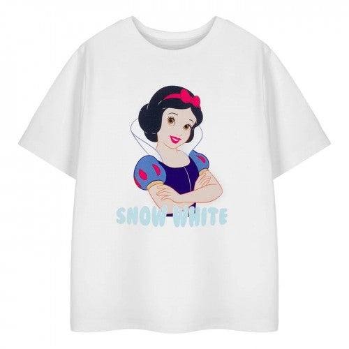 Front - Snow White Girls Short-Sleeved T-Shirt