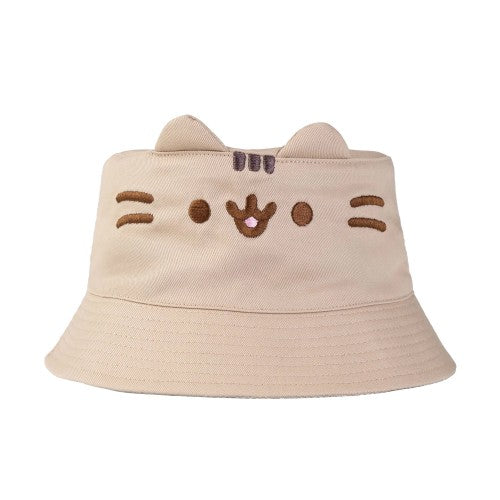 Front - Pusheen Girls Face Bucket Hat