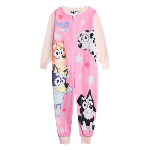 Front - Bluey Girls Bluey & Bingo All-In-One Nightwear
