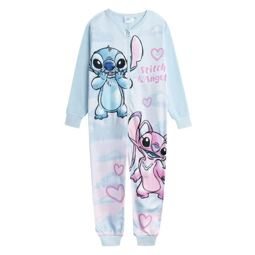 Front - Lilo & Stitch Girls Lilo & Stitch All-In-One Nightwear