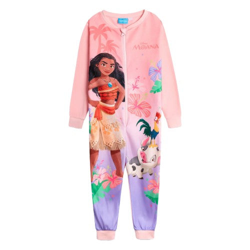 Front - Moana Girls Moana All-In-One Nightwear